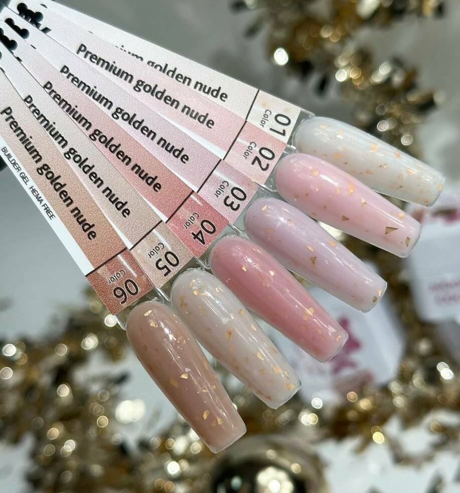 М&К, Гель Golgen Nude Premium 15мл М&К, Гель Golgen Nude Premium 15мл