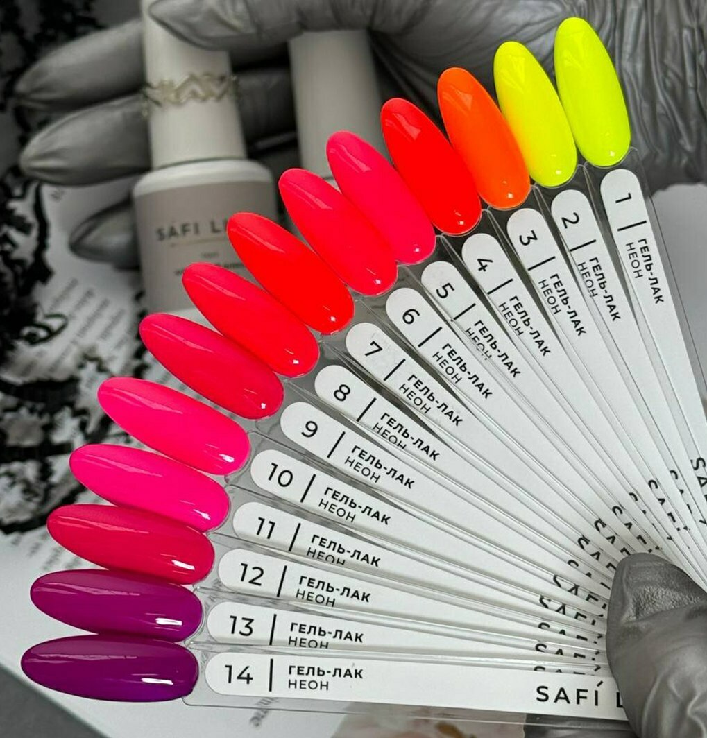 Safi Line Гель-лак НЕОН 8мл Safi Line Гель-лак НЕОН 8мл