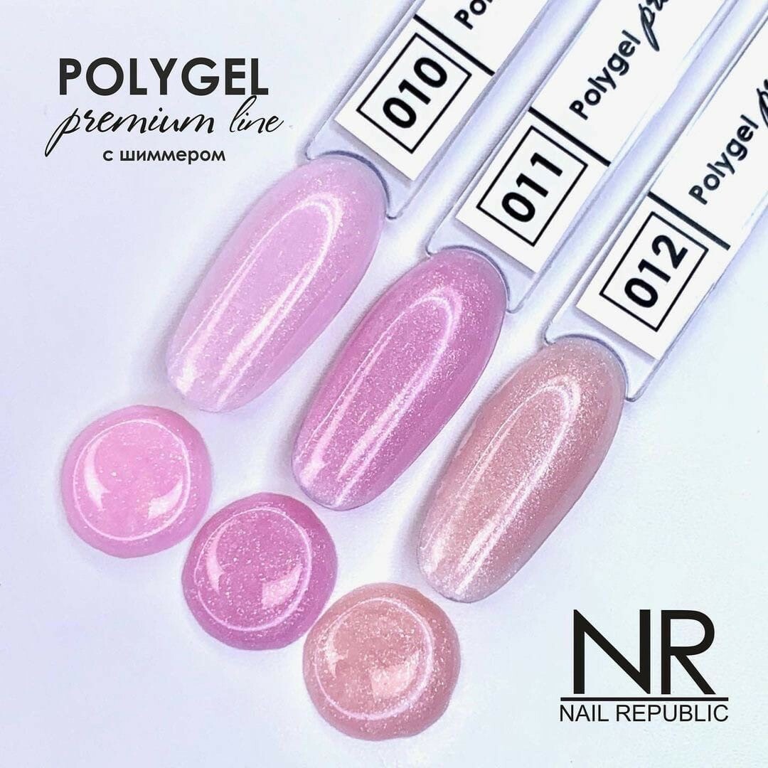 NR, PolyGel Premium с шиммером, 30мл