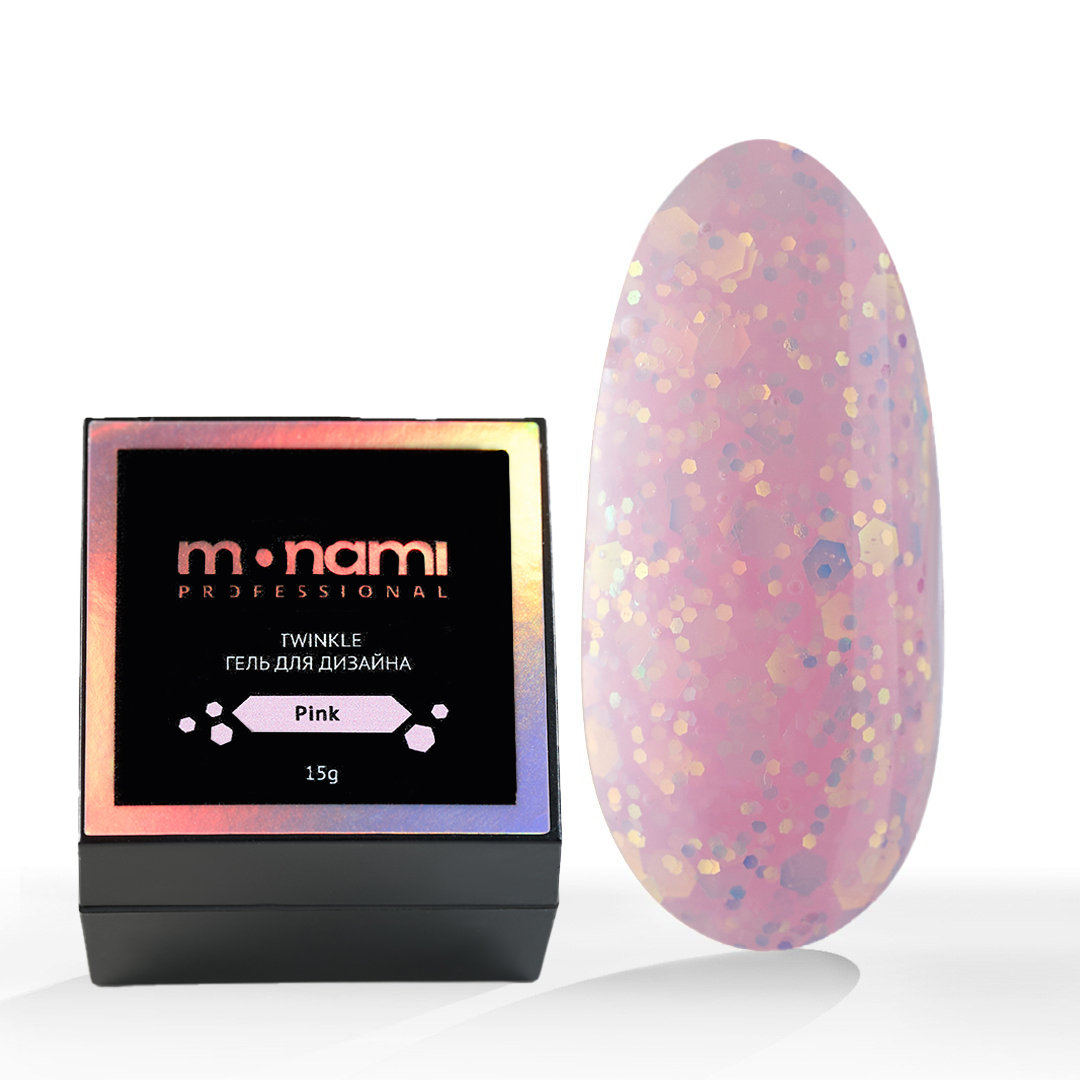 Monami, Гель Twinkle Pink, 15 г Monami, Гель Twinkle Pink, 15 г